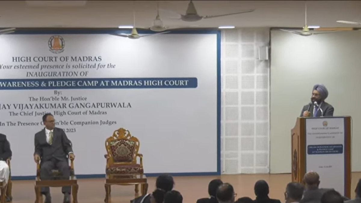 Madras High Court Chief Justice inaugurates organ donation awareness